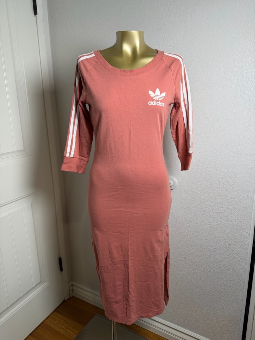 Adidas Three Stripes Midi Dress S - Picture 2 of 8